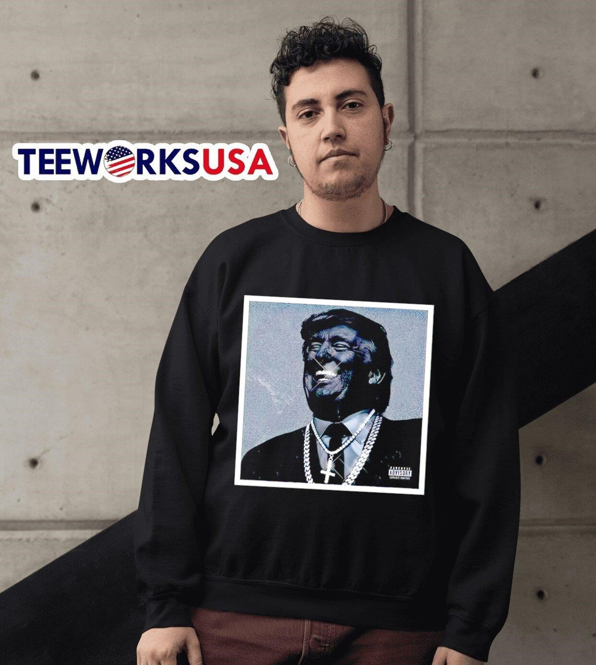Donald Trump a great chaos - Adult & Kids T-Shirts, Sweatshirts & Hoodies apparel design preview 3