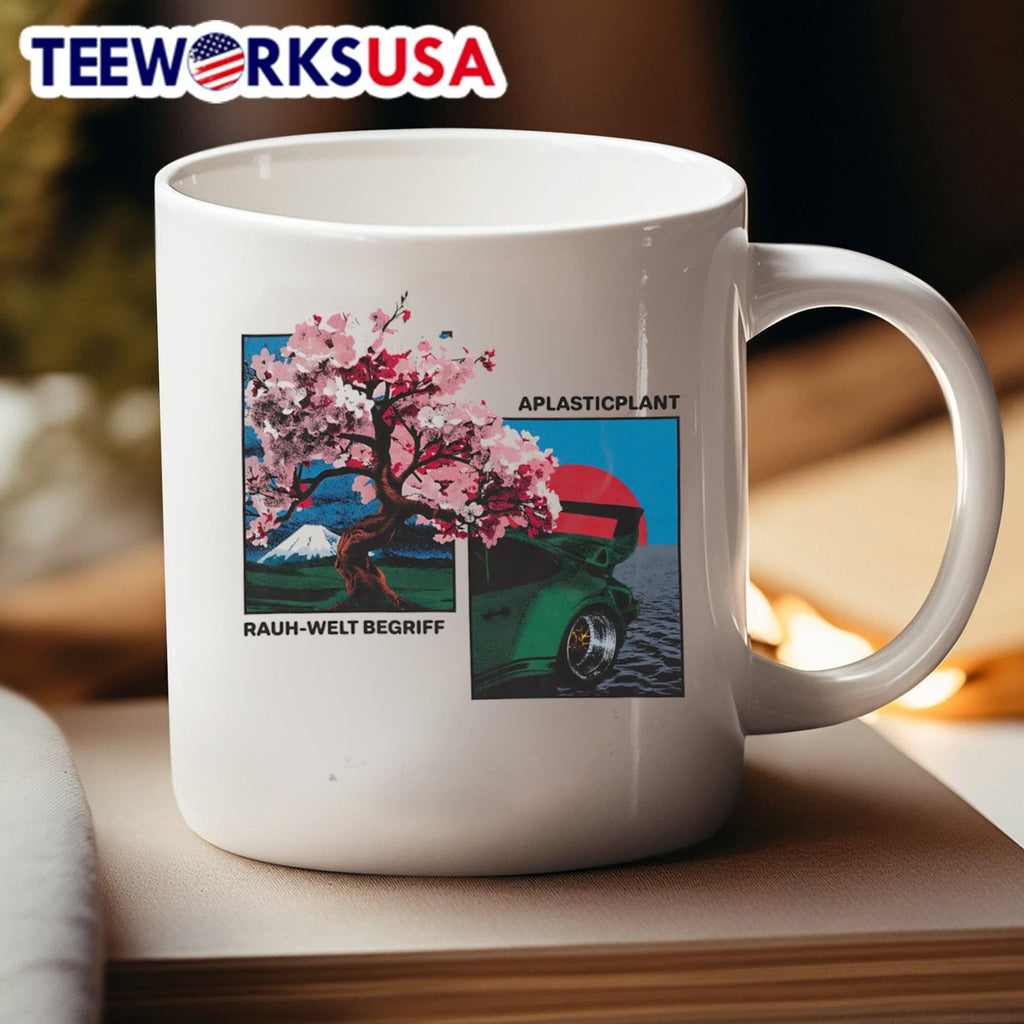 Rauh-welt begriff x aplasticplant cherry blossom - Adult & Kids T-Shirts, Sweatshirts & Hoodies apparel design preview 4