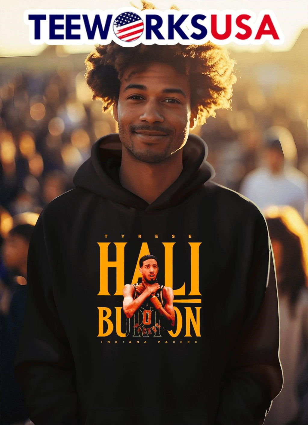 Indiana Pacers Tyrese Haliburton Reggie Miller choke - Adult & Kids T-Shirts, Sweatshirts & Hoodies apparel design preview 2