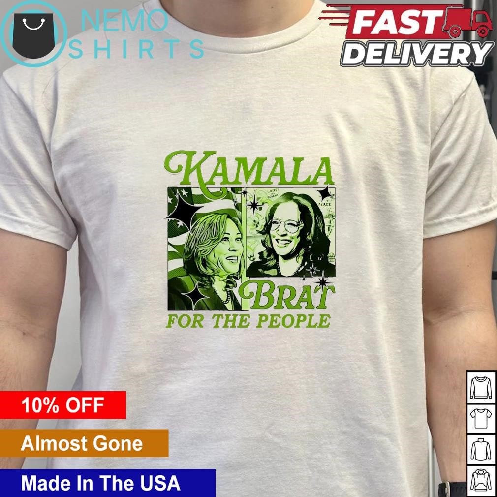 Kamala Harris Brat for the people - Adult & Kids T-Shirts, Sweatshirts & Hoodies apparel design preview 5
