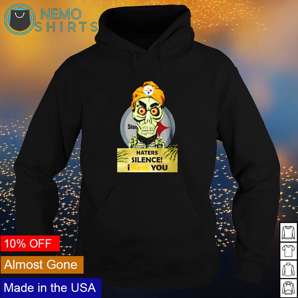 Jeff Dunham Steelers haters silence I keel you - Adult & Kids T-Shirts, Sweatshirts & Hoodies apparel design preview 2