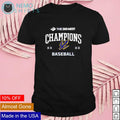 Big West UC San Diego Tritons baseball champions 2023 - Adult & Kids T-Shirts, Sweatshirts & Hoodies apparel design preview 1