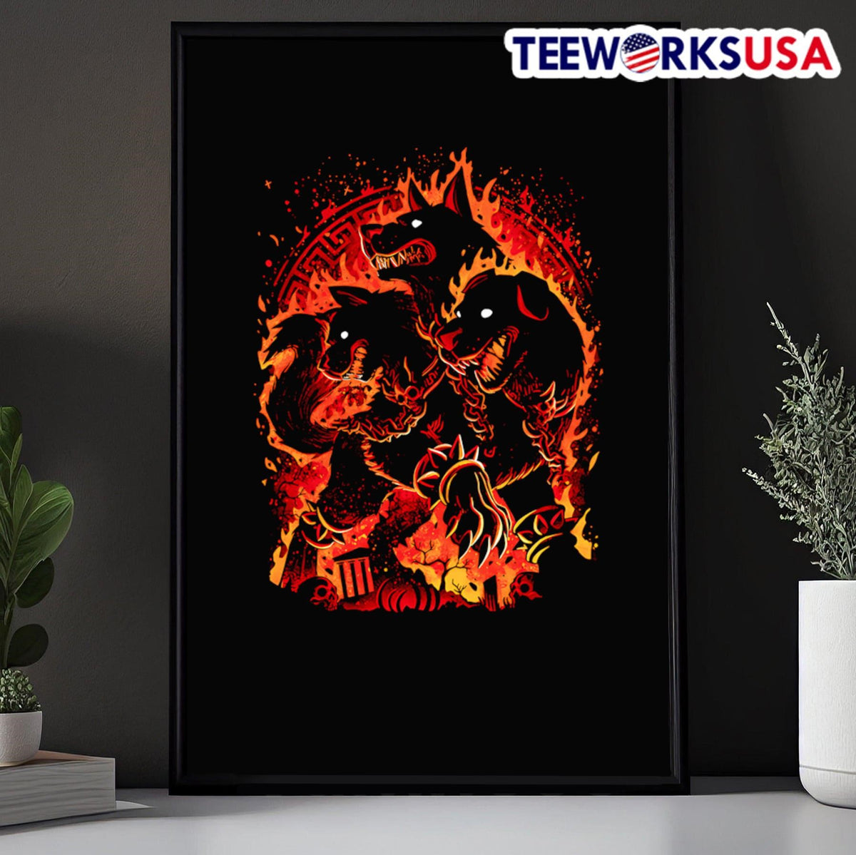 Cerberus the Hellhound - Adult & Kids T-Shirts, Sweatshirts & Hoodies apparel design preview 5