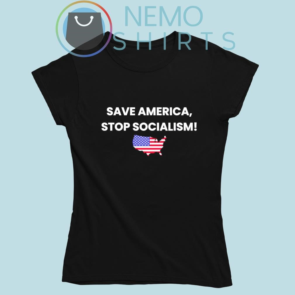 Save America stop socialism - Adult & Kids T-Shirts, Sweatshirts & Hoodies apparel design preview 5