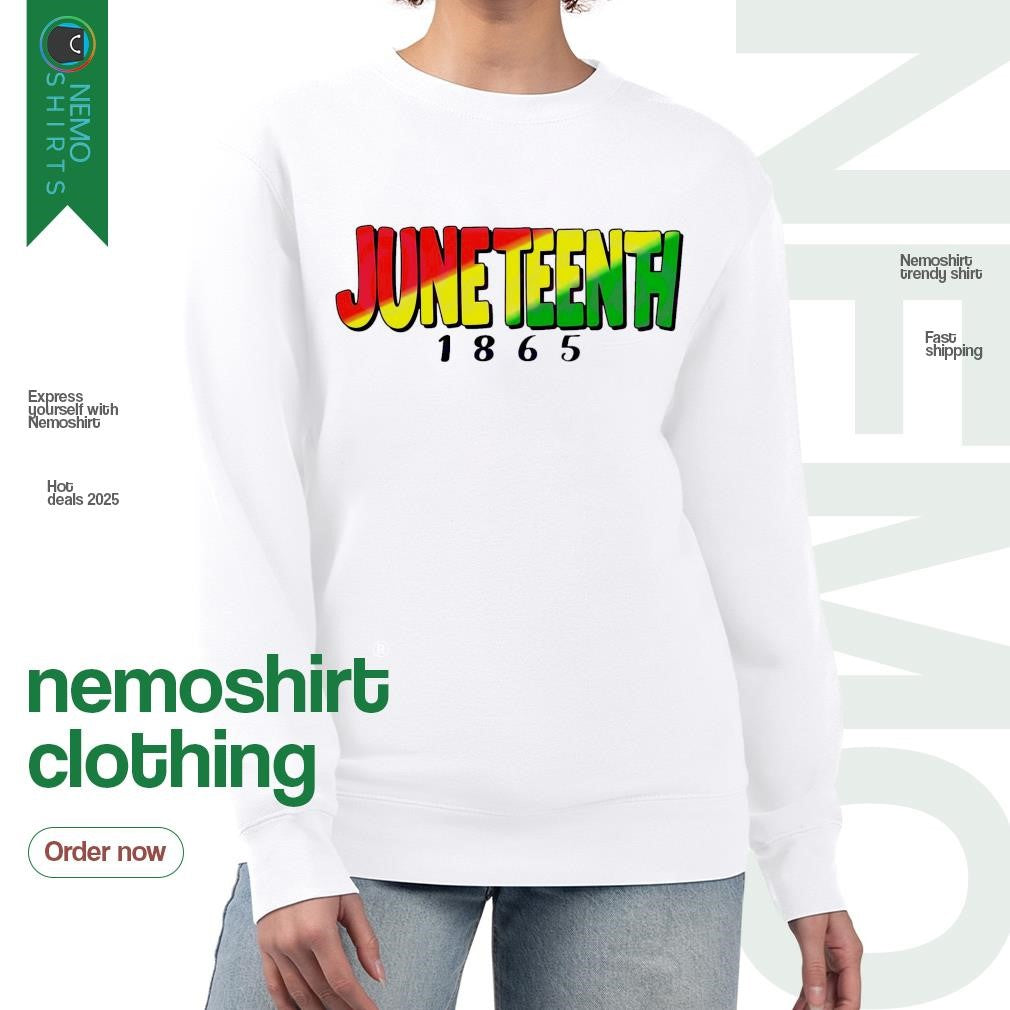 Juneteenth 1865 - Adult & Kids T-Shirts, Sweatshirts & Hoodies apparel design preview 4