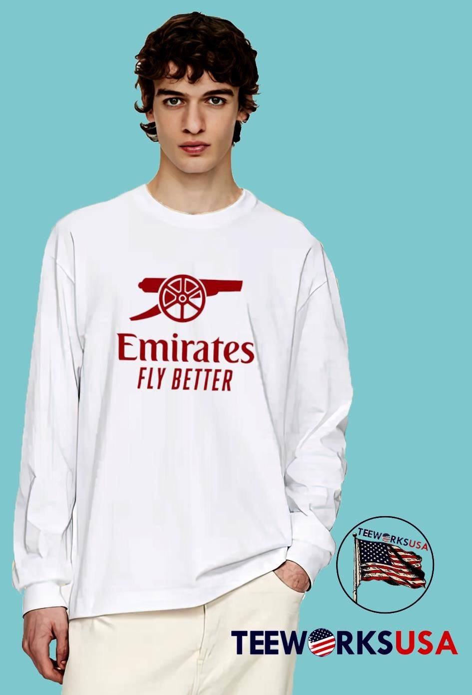 Renee Slegers Emirates Fly Better - Adult & Kids T-Shirts, Sweatshirts & Hoodies apparel design preview 4
