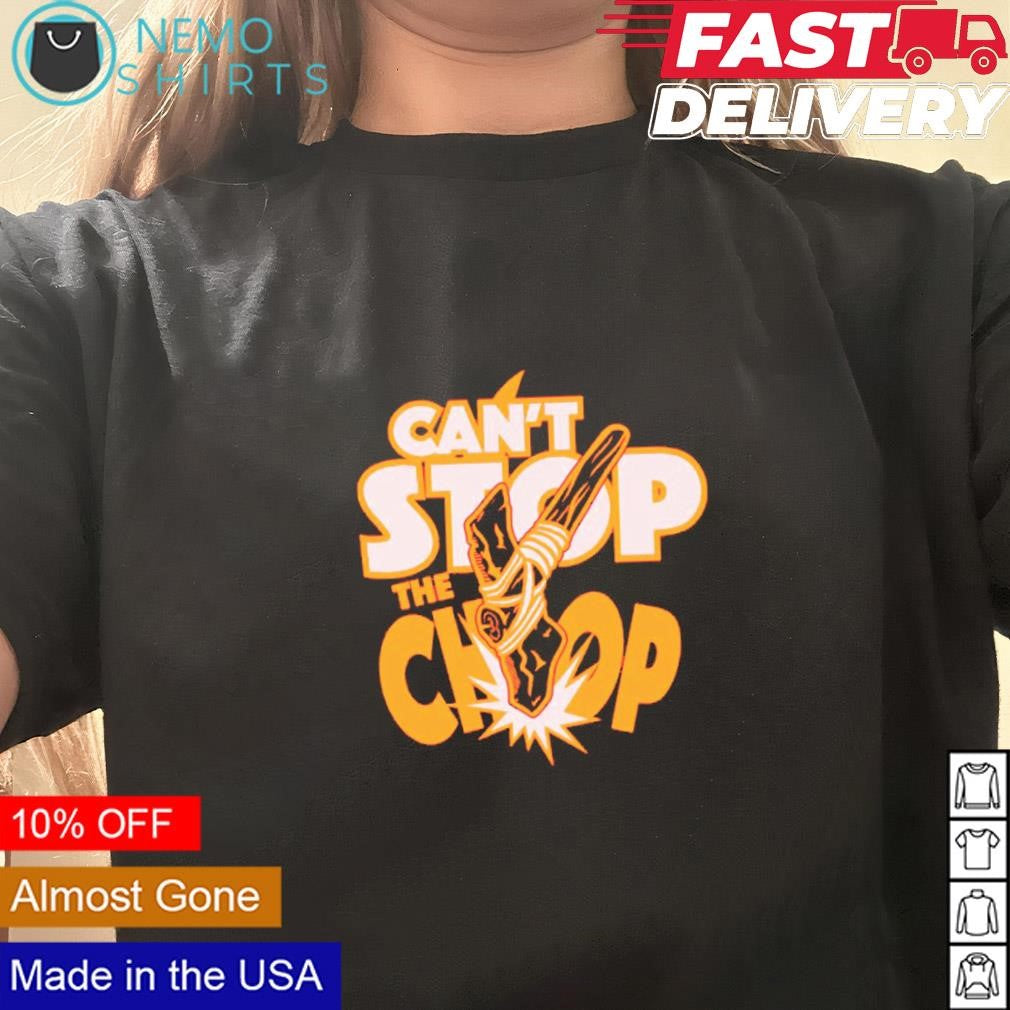 Can't stop the chop Kansas City Chiefs - Adult & Kids T-Shirts, Sweatshirts & Hoodies apparel design preview 3
