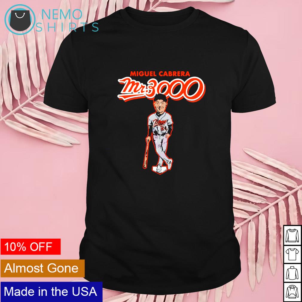 Miguel Cabrera Mr 3000 - Adult & Kids T-Shirts, Sweatshirts & Hoodies apparel design preview 1
