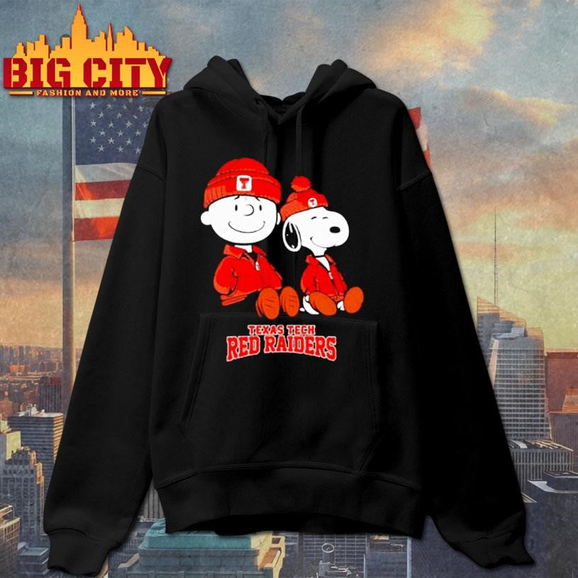 Texas Tech Red Raiders x Snoopy and Charlie Brown - Adult & Kids T-Shirts, Sweatshirts & Hoodies apparel design preview 2