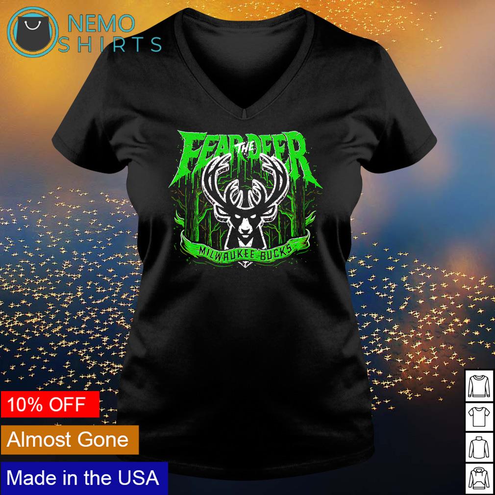 Fear the deer Milwaukee Bucks - Adult & Kids T-Shirts, Sweatshirts & Hoodies apparel design preview 5