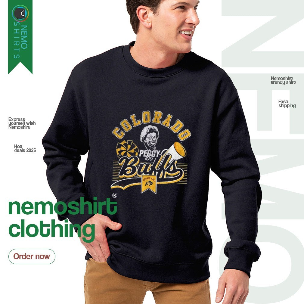 Colorado Buffaloes Peggy 200 retro graphic - Adult & Kids T-Shirts, Sweatshirts & Hoodies apparel design preview 4