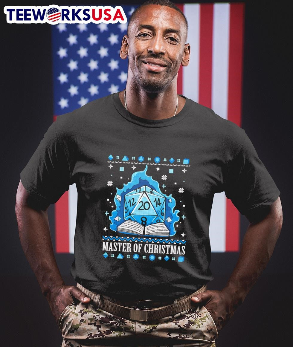 Dungeons and Dragons Master of Christmas - Adult & Kids T-Shirts, Sweatshirts & Hoodies apparel design preview 1