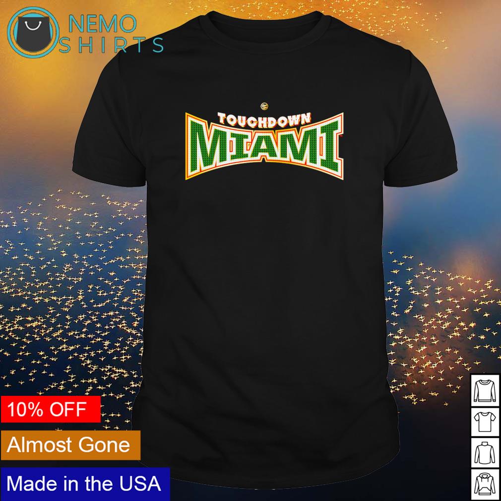 Miami Hurricanes touchdown ring creator - Adult & Kids T-Shirts, Sweatshirts & Hoodies apparel design preview 1
