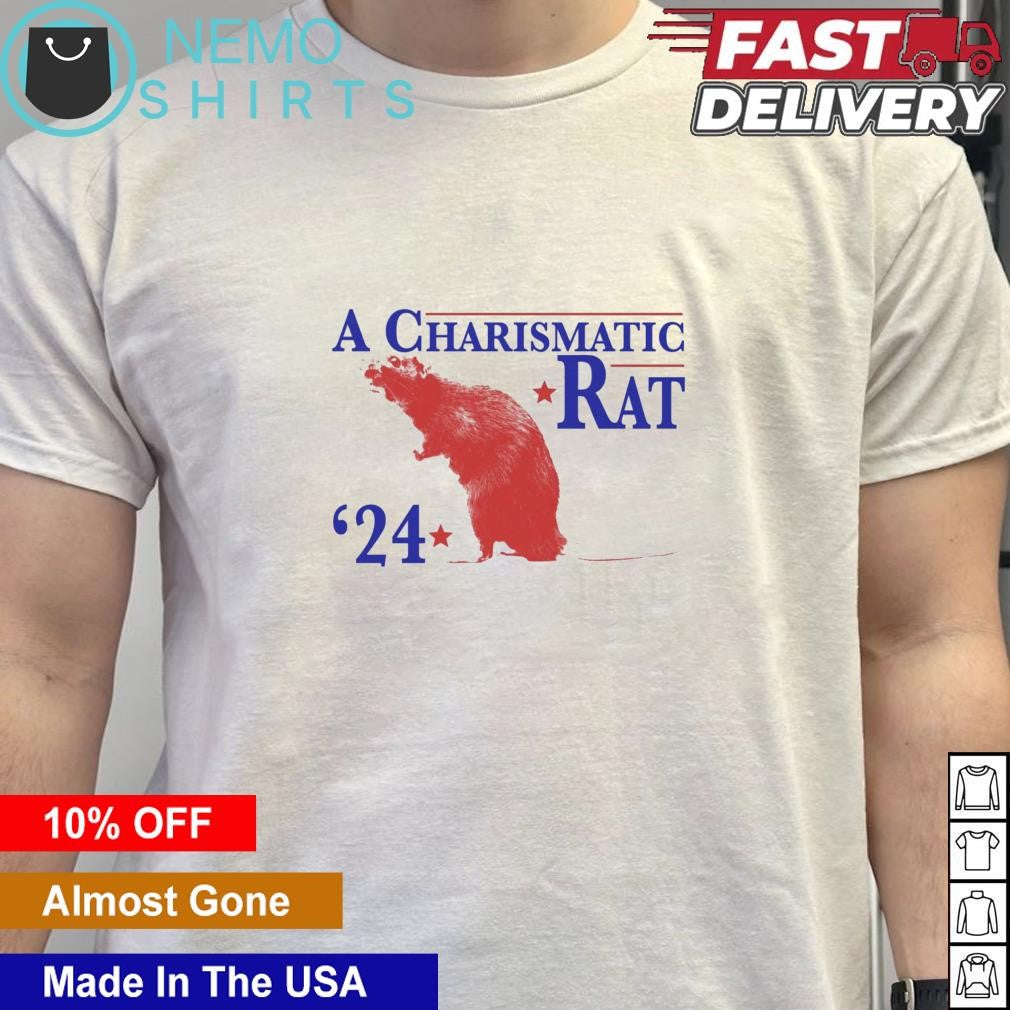 A charismatic rat 2024 - Adult & Kids T-Shirts, Sweatshirts & Hoodies apparel design preview 5