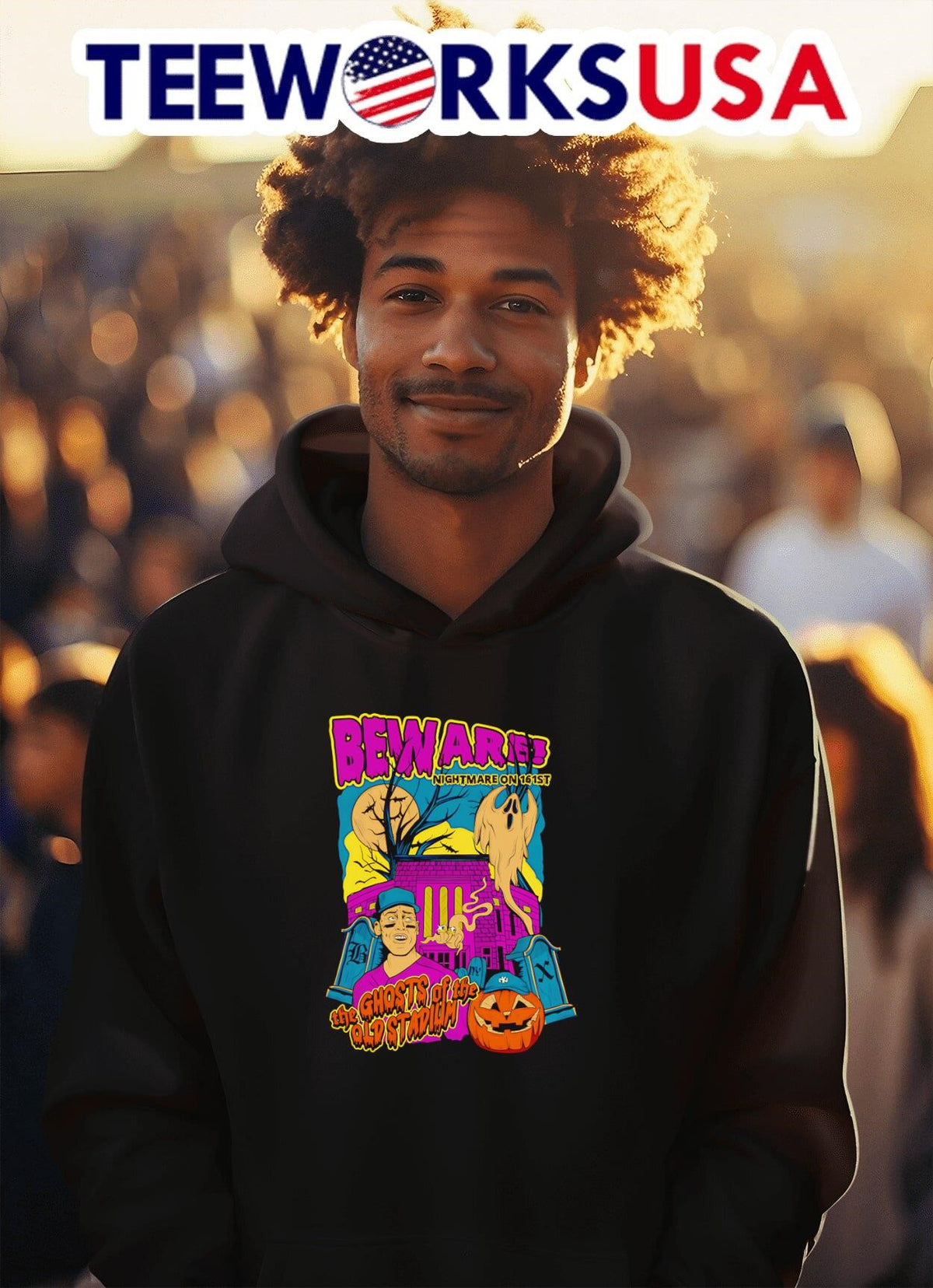 Nice Beware nightmare on 16 1st the ghosts of old - Adult & Kids T-Shirts, Sweatshirts & Hoodies apparel design preview 2