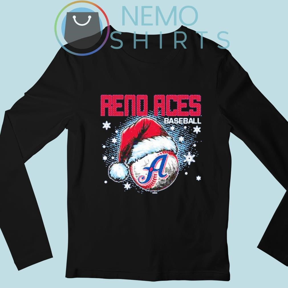 Reno Aces baseball with santa hat Christmas - Adult & Kids T-Shirts, Sweatshirts & Hoodies apparel design preview 3