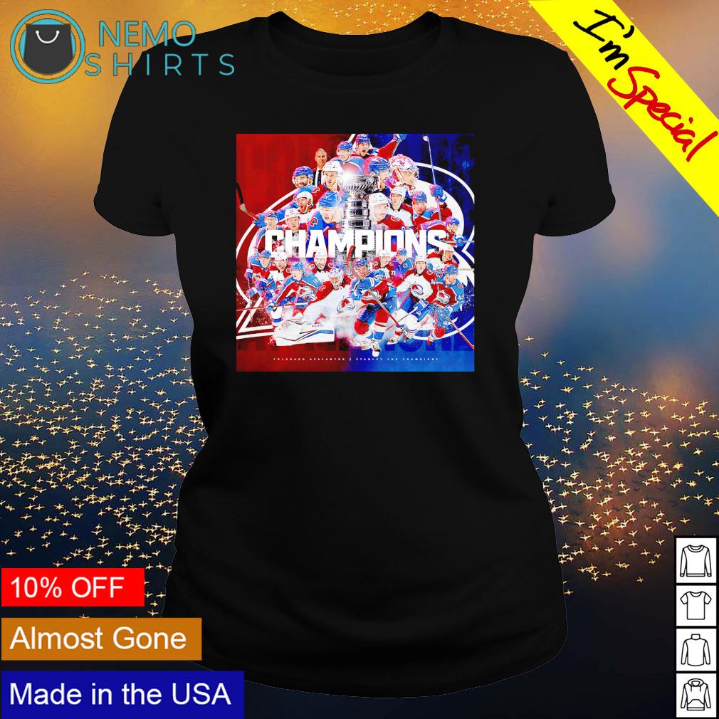 Colorado Avalanche Stanley cup champions - Adult & Kids T-Shirts, Sweatshirts & Hoodies apparel design preview 3
