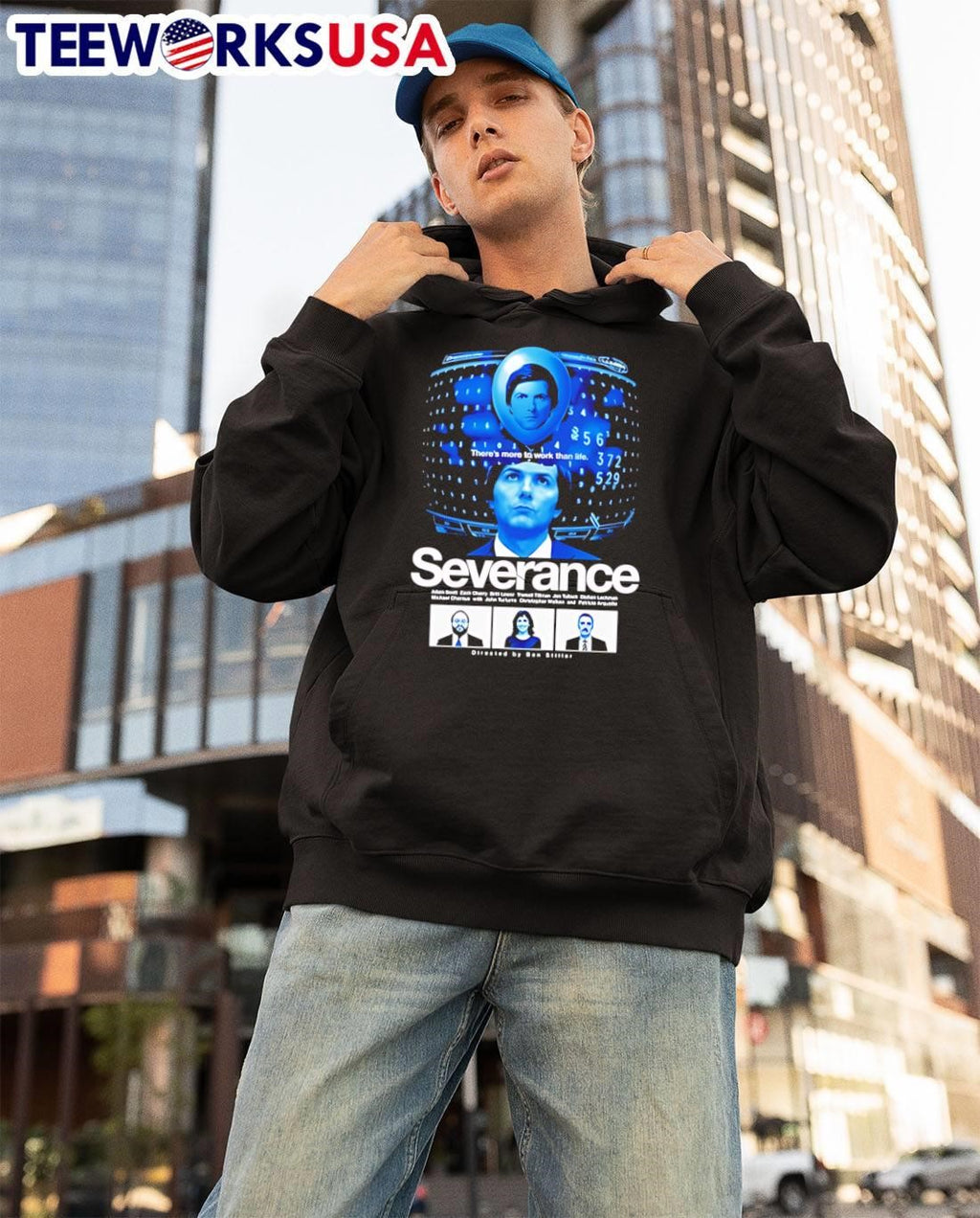 Severance there_s more to work than life - Adult & Kids T-Shirts, Sweatshirts & Hoodies apparel design preview 3