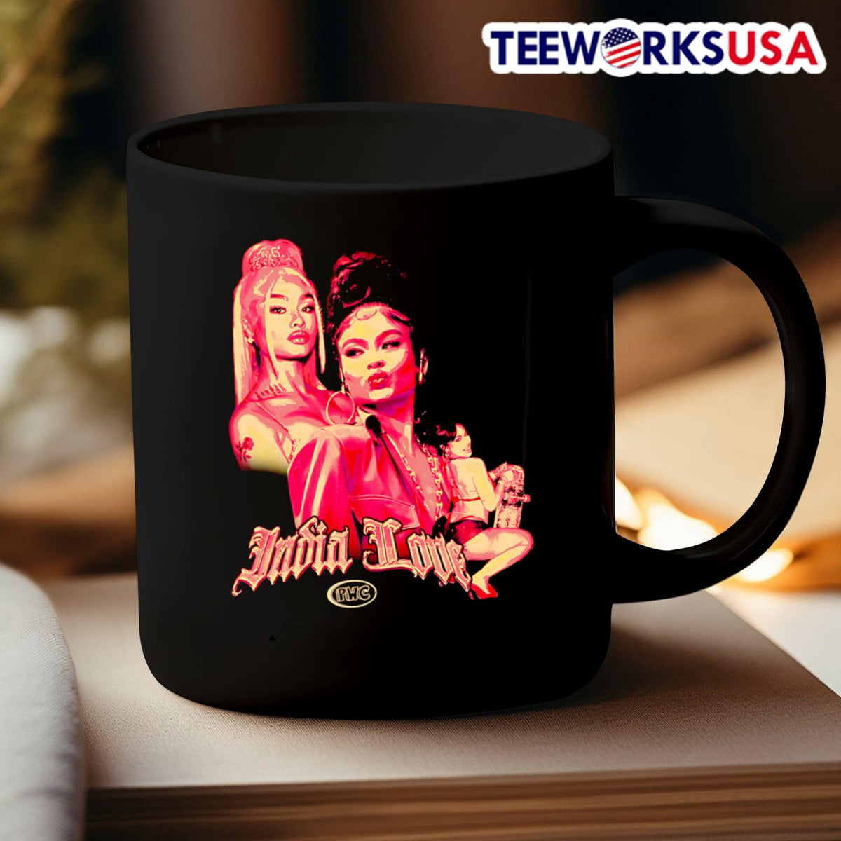 India Love Celebrity graphic - Adult & Kids T-Shirts, Sweatshirts & Hoodies apparel design preview 3