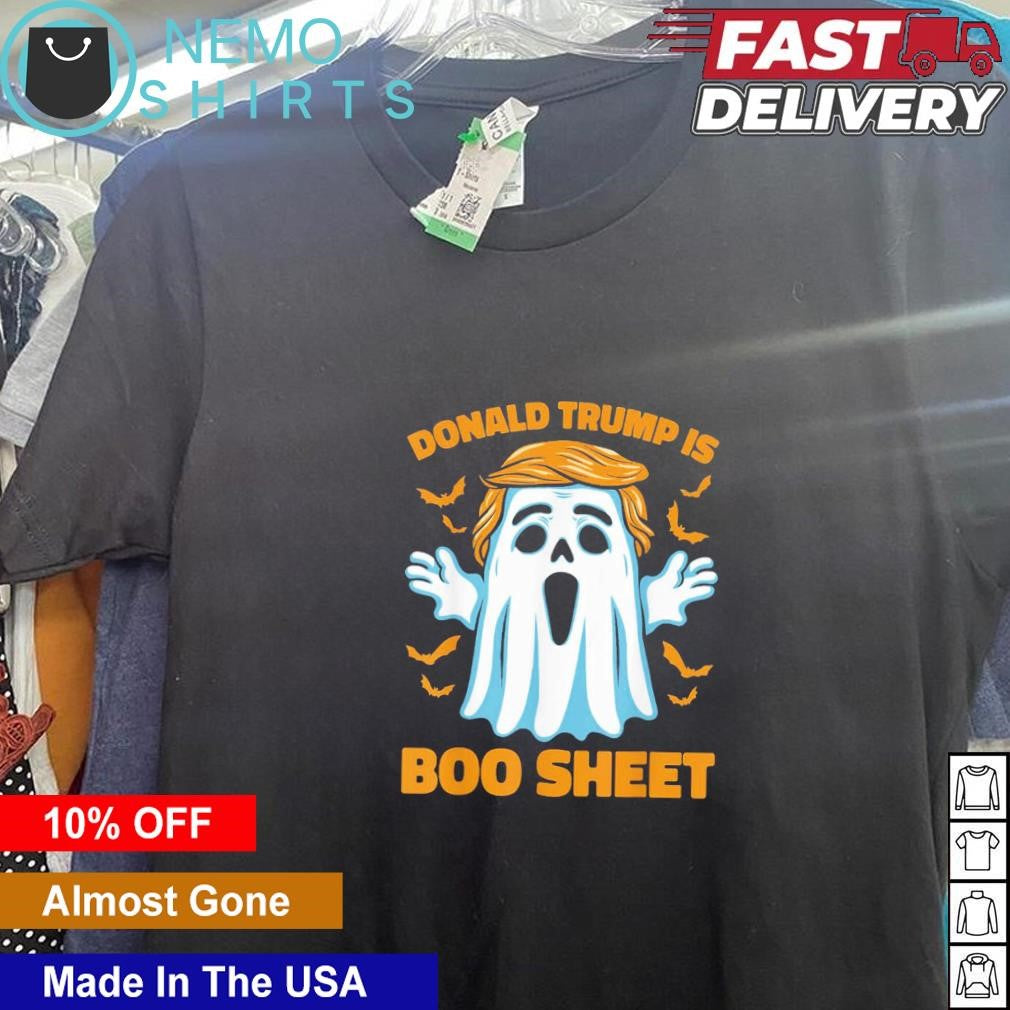 Donald Trump is boo sheet Halloween - Adult & Kids T-Shirts, Sweatshirts & Hoodies apparel design preview 5