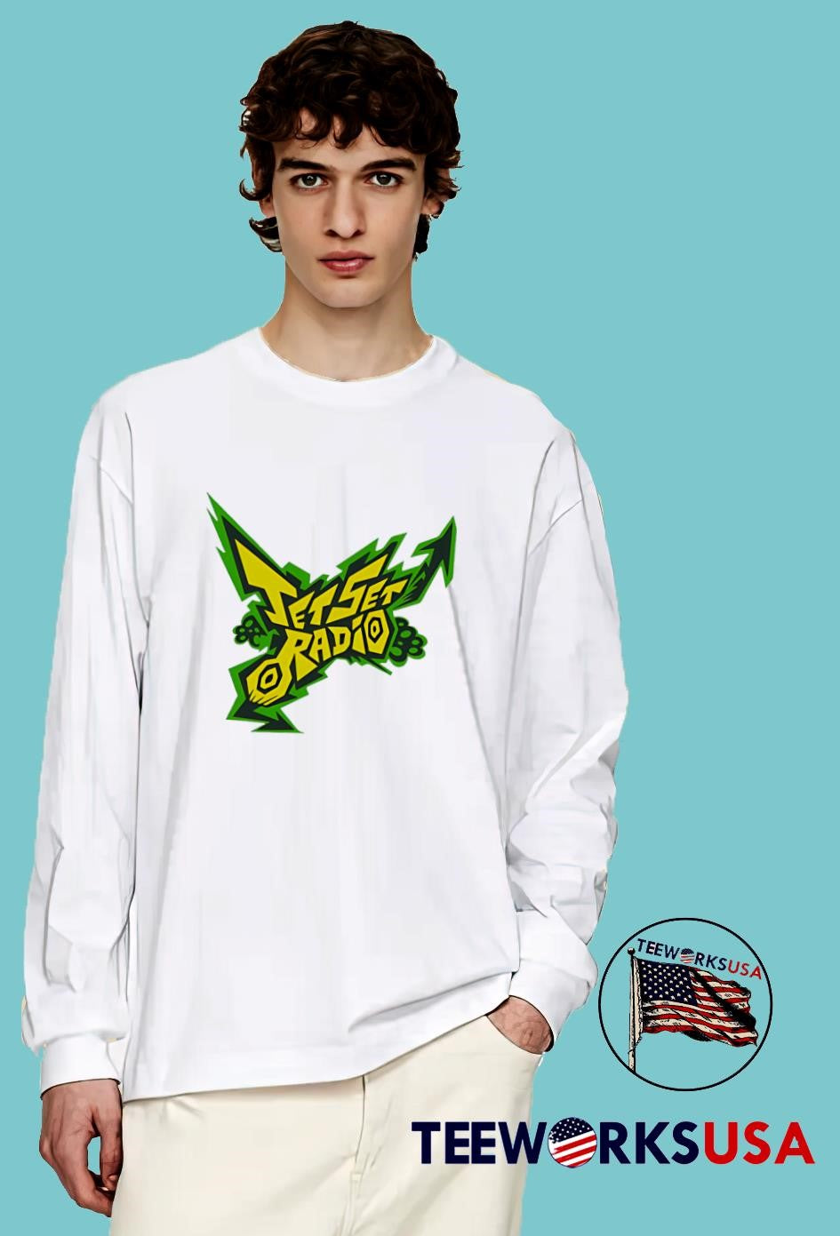 Jet set radio logo - Adult & Kids T-Shirts, Sweatshirts & Hoodies apparel design preview 4