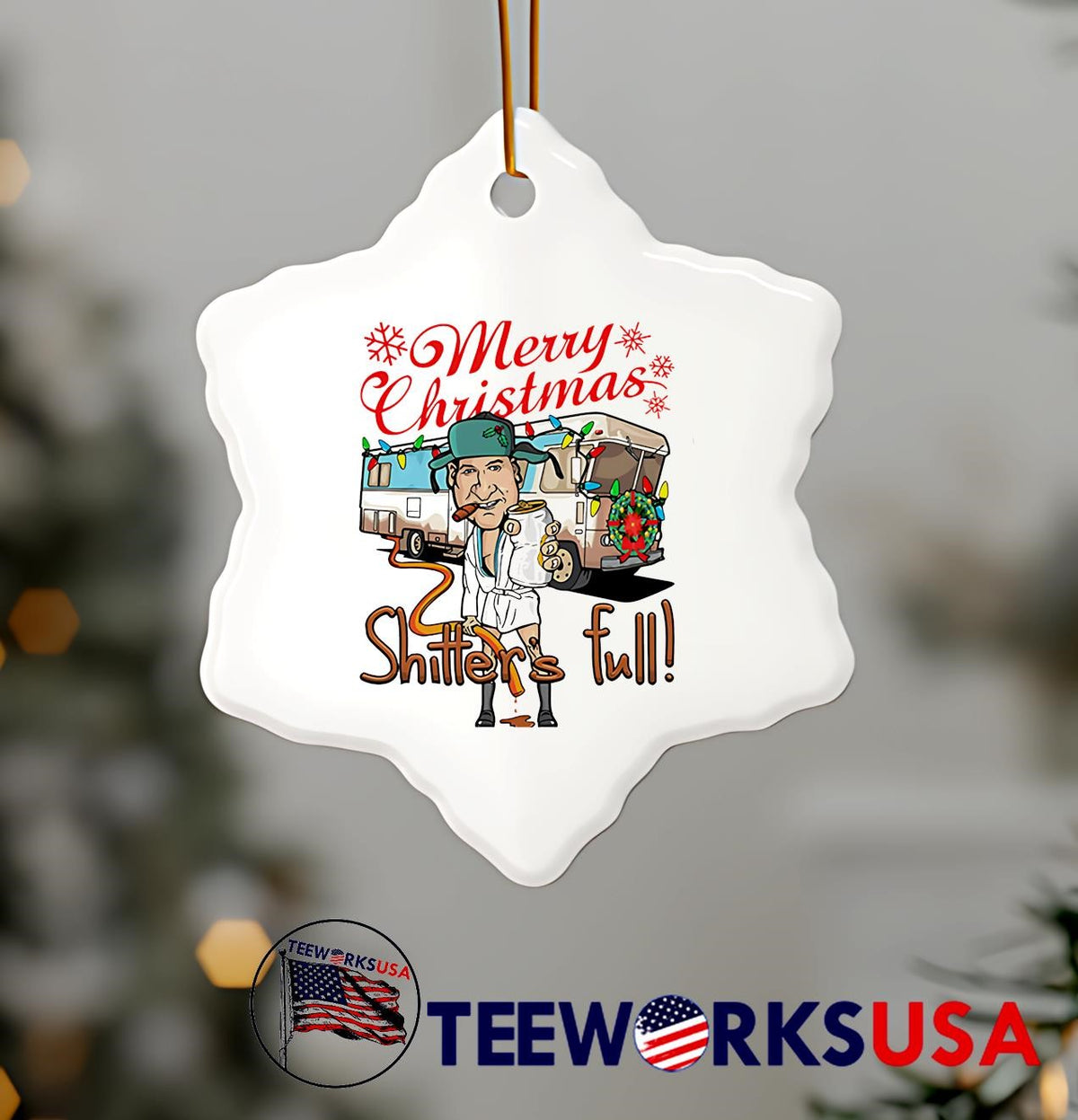Merry Christmas Shiter's full - Adult & Kids T-Shirts, Sweatshirts & Hoodies apparel design preview 7