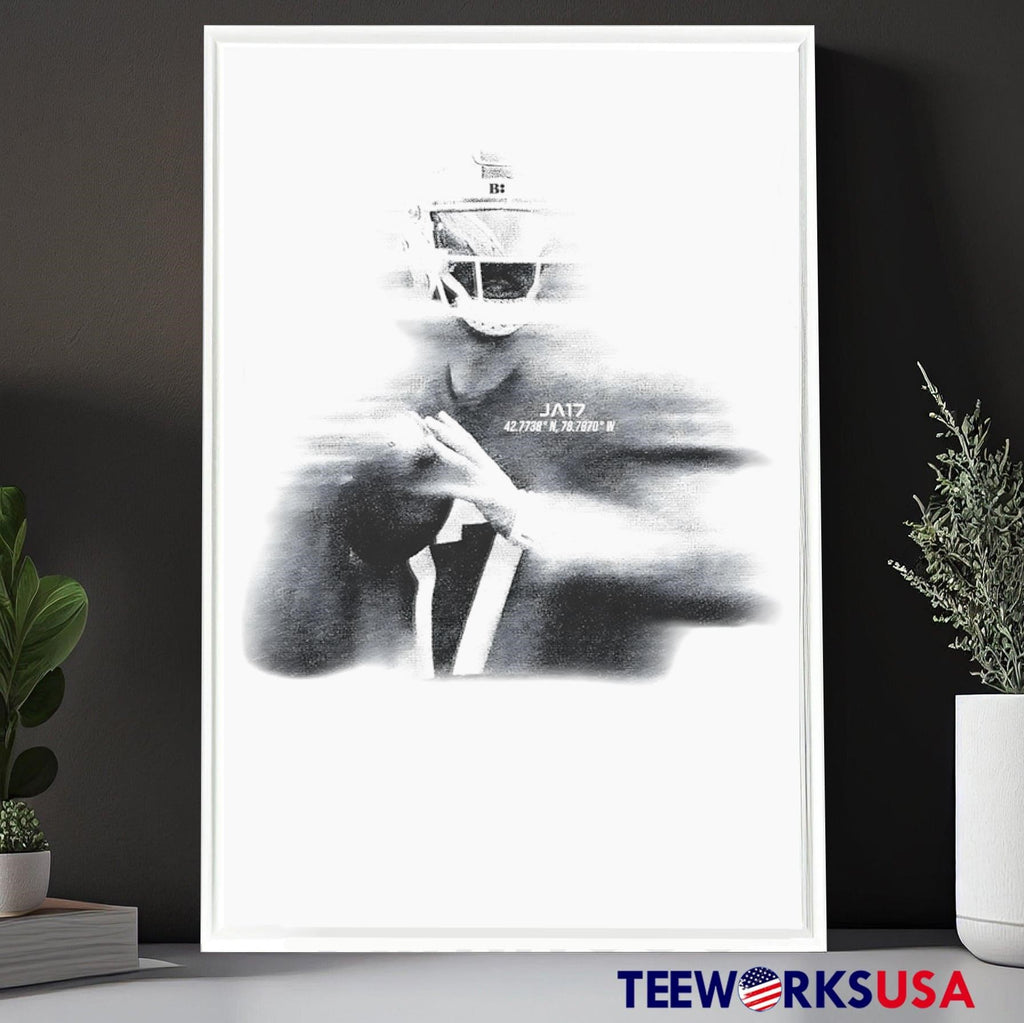 JA17 Josh Allen Buffalo Bills - Adult & Kids T-Shirts, Sweatshirts & Hoodies apparel design preview 6