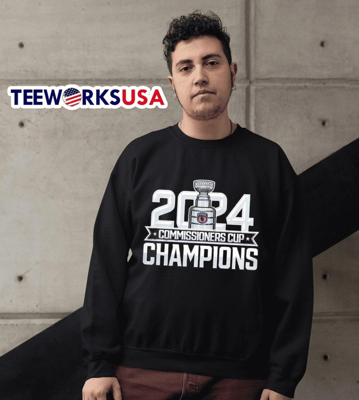 Binghamton Black Bears Commissioners Cup Champions - Adult & Kids T-Shirts, Sweatshirts & Hoodies apparel design preview 3