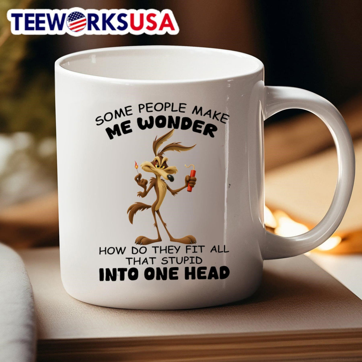 Ralph Wolf some people make me wonder how do they fit - Adult & Kids T-Shirts, Sweatshirts & Hoodies apparel design preview 4