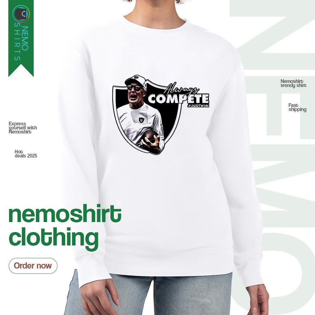Always compete just win Pete Carroll Las Vegas - Adult & Kids T-Shirts, Sweatshirts & Hoodies apparel design preview 4