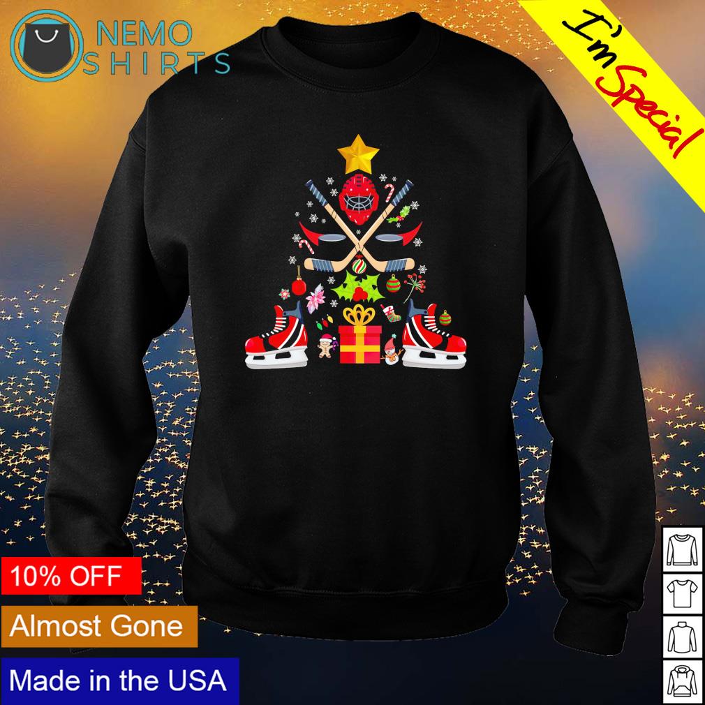 Ice hockey christmas - Adult & Kids T-Shirts, Sweatshirts & Hoodies apparel design preview 4