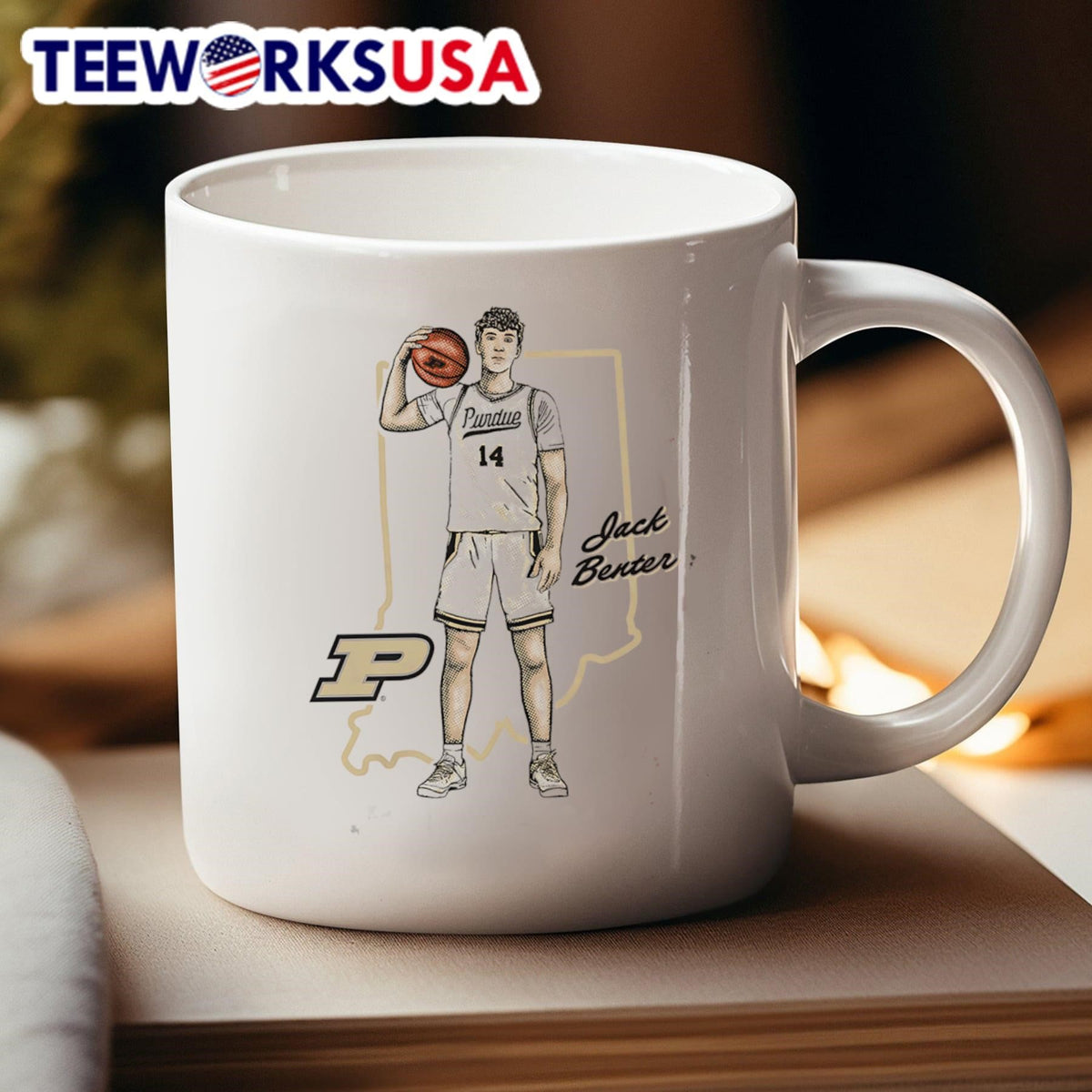 Jack Benter Native Purdue Boilermakers - Adult & Kids T-Shirts, Sweatshirts & Hoodies apparel design preview 4