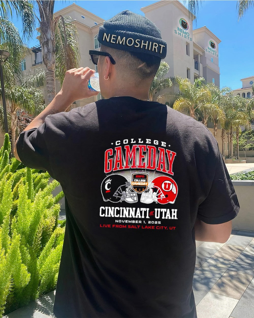 College gameday Cincinnati Bearcats vs Utah Utes 2025 - Adult & Kids T-Shirts, Sweatshirts & Hoodies apparel design preview 4