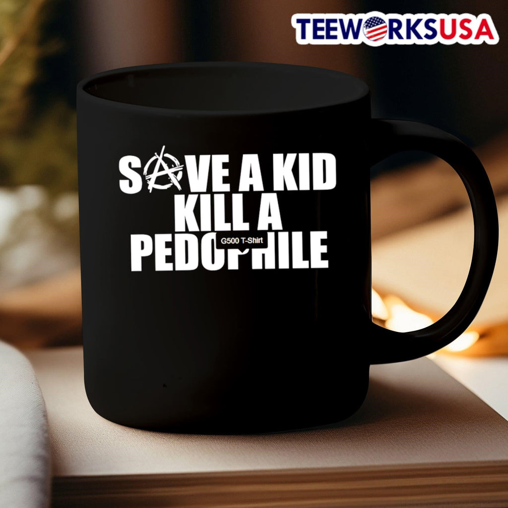 Save a kid kill pedophile - Adult & Kids T-Shirts, Sweatshirts & Hoodies apparel design preview 3