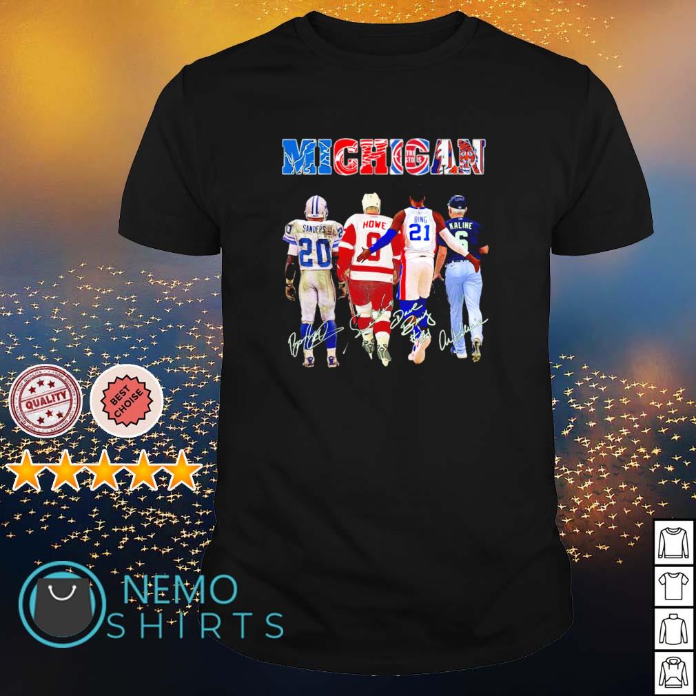 Michigan best players Sanders Howe Bing and Kaline - Adult & Kids T-Shirts, Sweatshirts & Hoodies apparel design preview 1