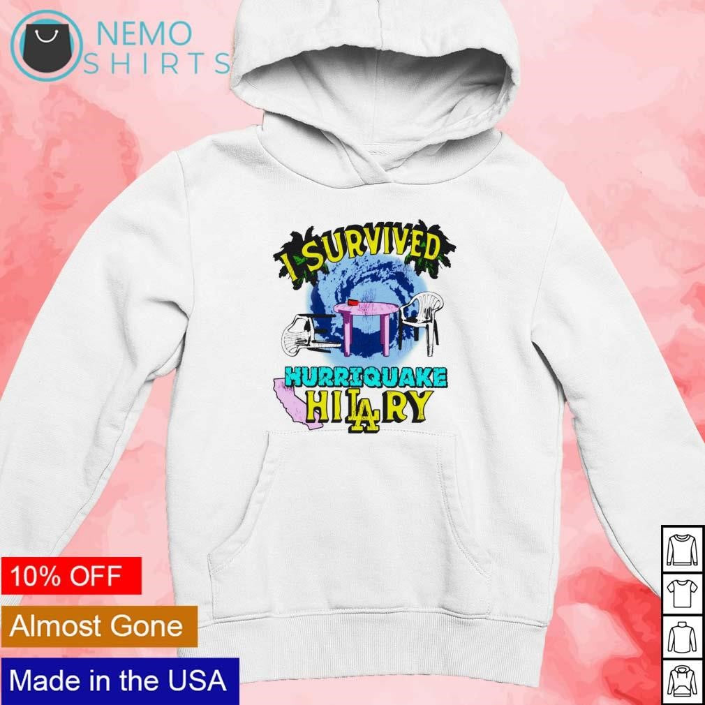 I survived hurriquake hilary - Adult & Kids T-Shirts, Sweatshirts & Hoodies apparel design preview 2