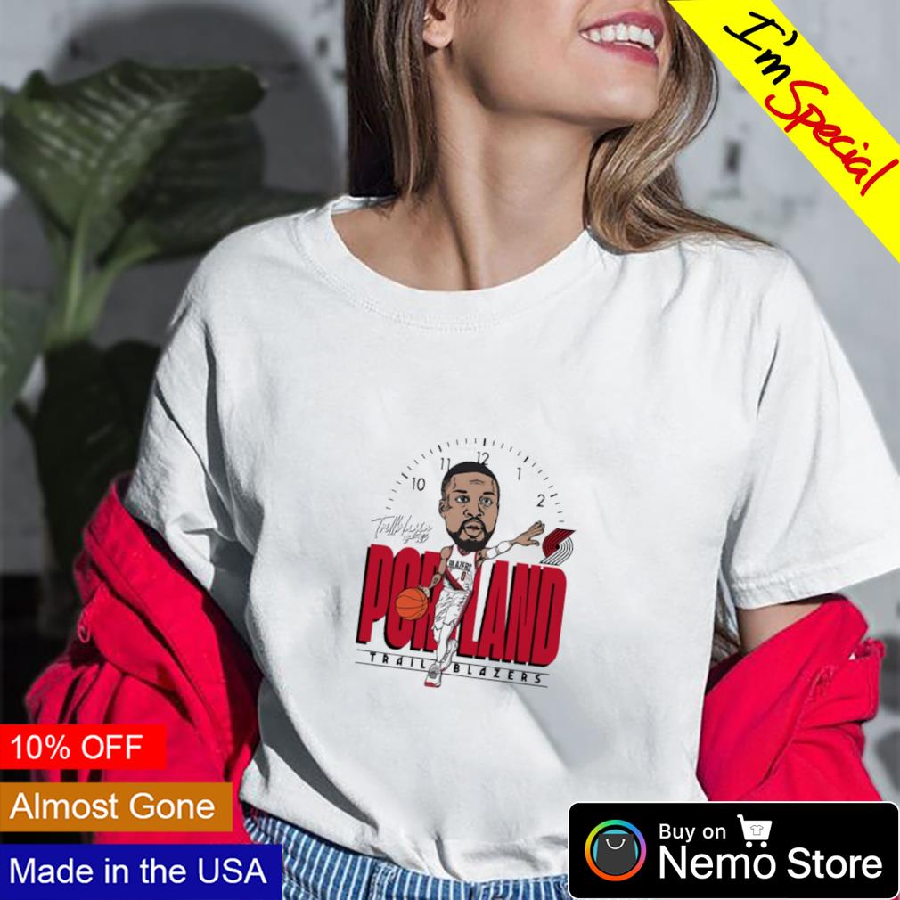 Damian Lillard Portland Trail Blazers - Adult & Kids T-Shirts, Sweatshirts & Hoodies apparel design preview 2