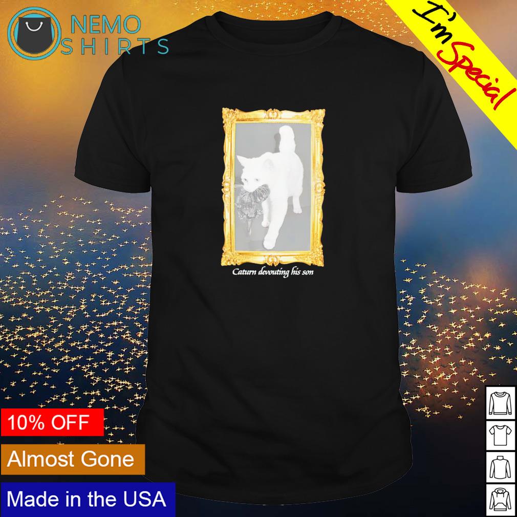Caturn devouting his son - Adult & Kids T-Shirts, Sweatshirts & Hoodies apparel design preview 1