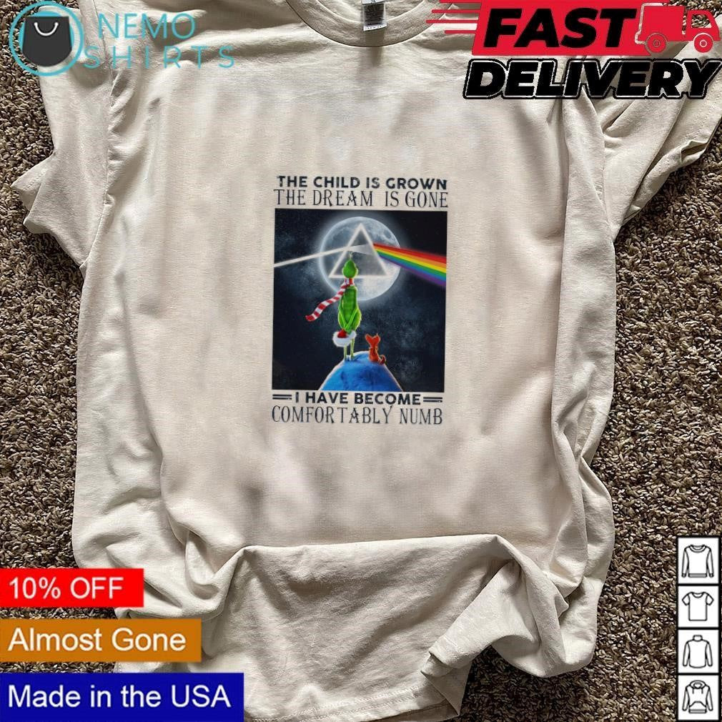Grinch and Max the child is grown dream gone - Adult & Kids T-Shirts, Sweatshirts & Hoodies apparel design preview 3