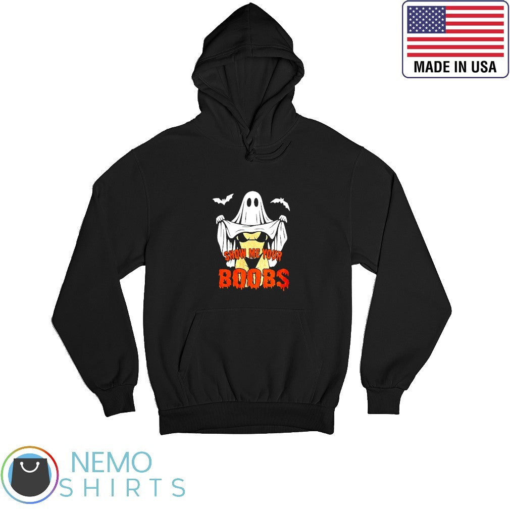 Show me your boobs halloween - Adult & Kids T-Shirts, Sweatshirts & Hoodies apparel design preview 2