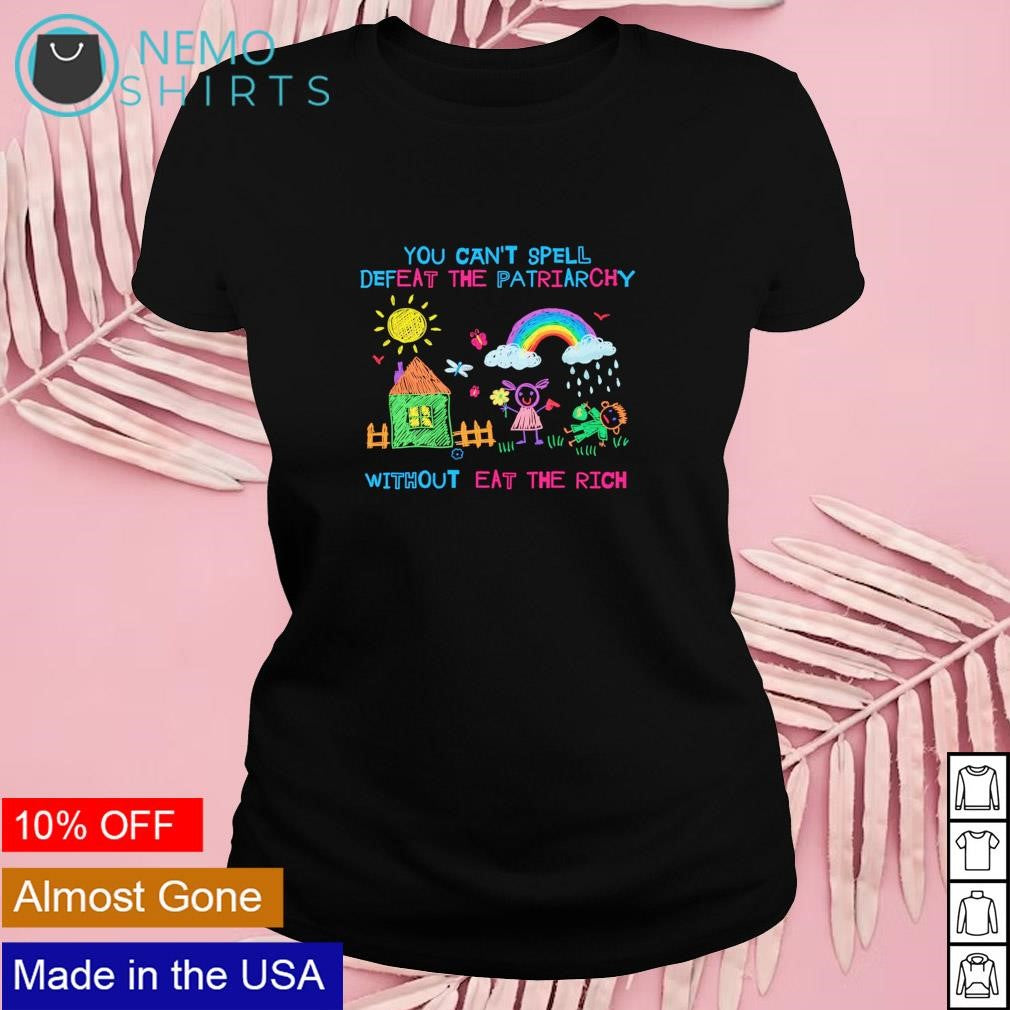 You can't spell defeat the patriarchy without eat - Adult & Kids T-Shirts, Sweatshirts & Hoodies apparel design preview 4