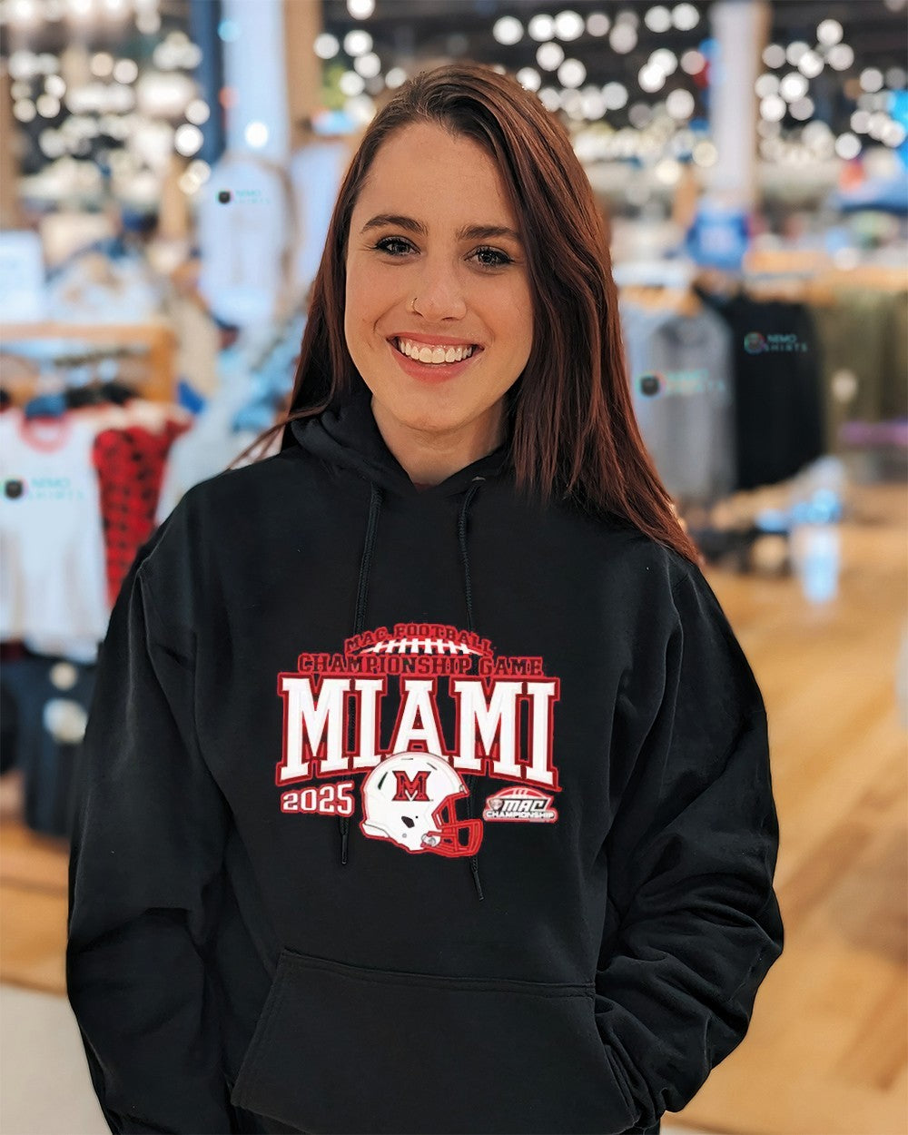 Miami RedHawks MAC 2025 football championship game - Adult & Kids T-Shirts, Sweatshirts & Hoodies apparel design preview 5
