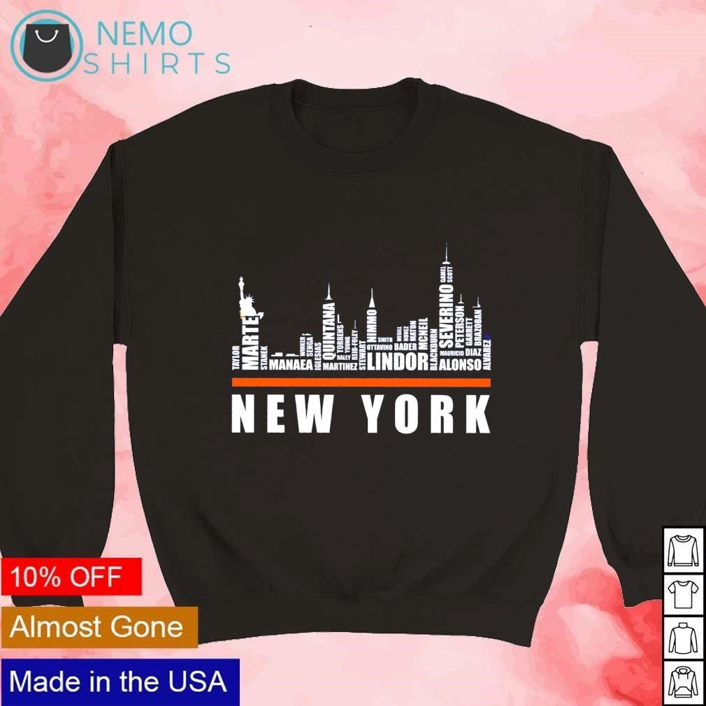 New York Mets baseball player city names - Adult & Kids T-Shirts, Sweatshirts & Hoodies apparel design preview 3