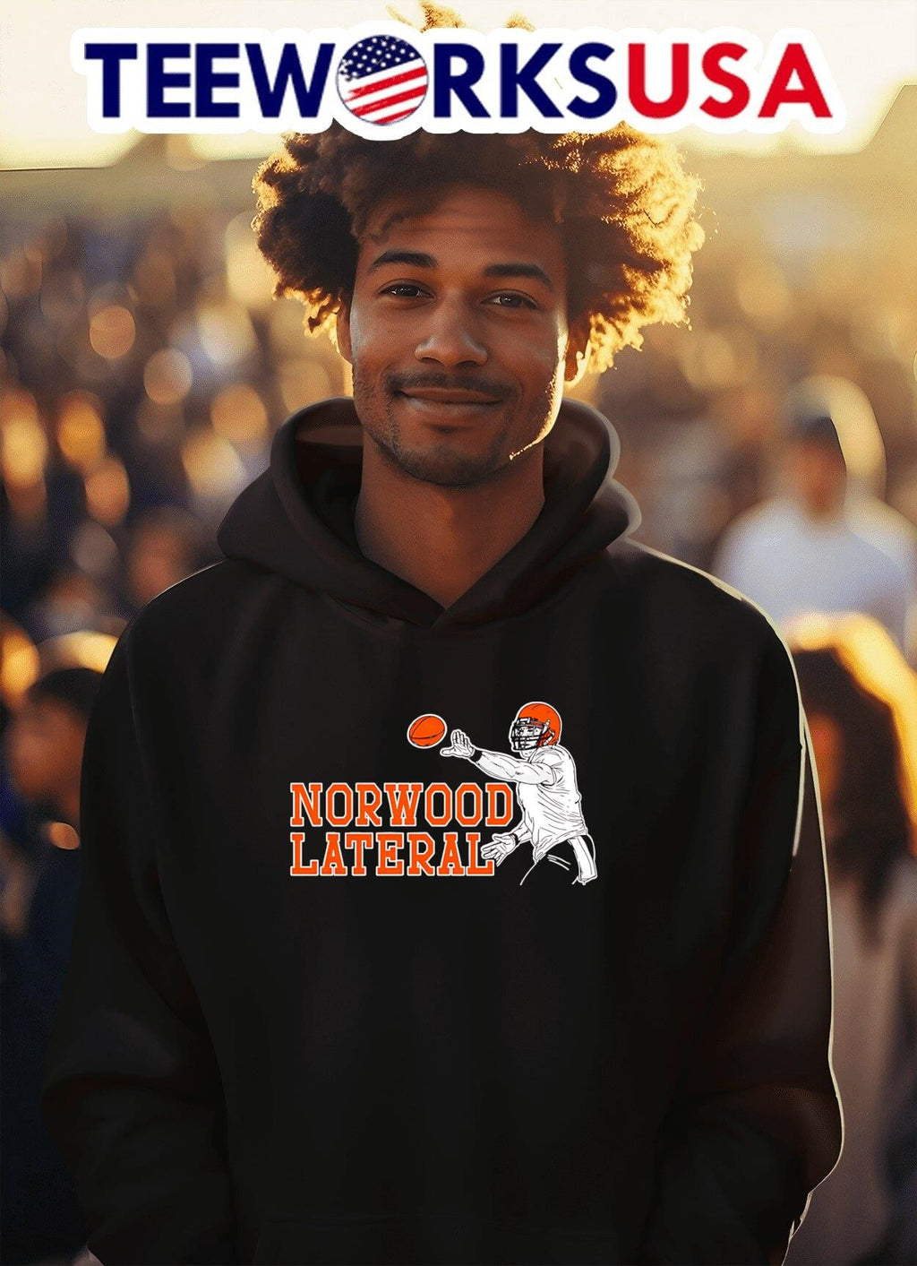 Norwood Lateral Cincy football - Adult & Kids T-Shirts, Sweatshirts & Hoodies apparel design preview 2