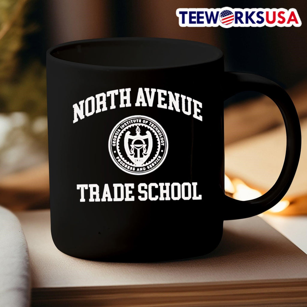 North Avenue Trade School - Adult & Kids T-Shirts, Sweatshirts & Hoodies apparel design preview 3