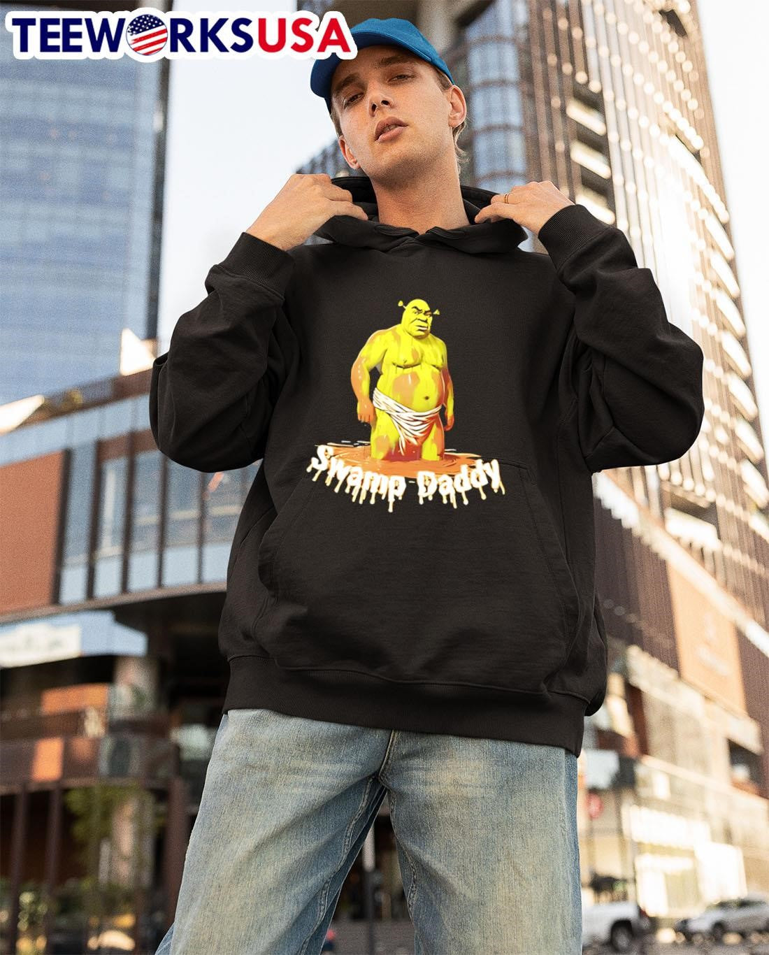 Swamp Daddy Shrek - Adult & Kids T-Shirts, Sweatshirts & Hoodies apparel design preview 3