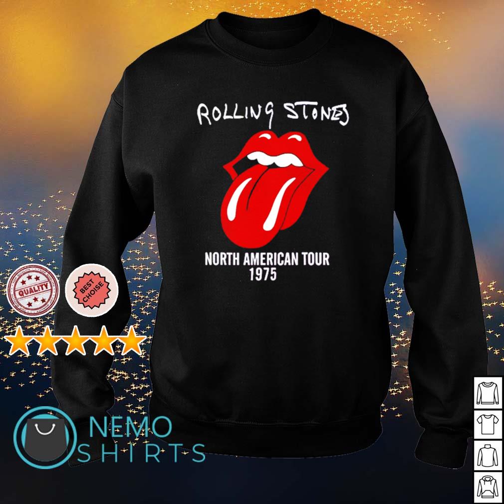 Rolling Stones North American tour 1975 - Adult & Kids T-Shirts, Sweatshirts & Hoodies apparel design preview 4
