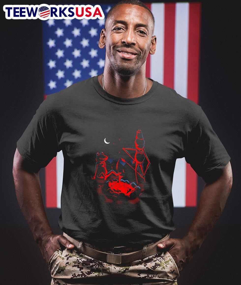 Roflgator Marcus' Moonlight Mischief - Adult & Kids T-Shirts, Sweatshirts & Hoodies apparel design preview 1