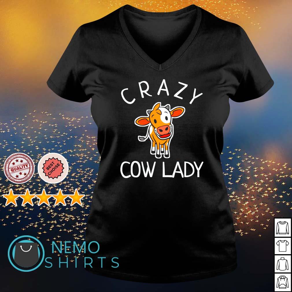 Crazy cow lady - Adult & Kids T-Shirts, Sweatshirts & Hoodies apparel design preview 5