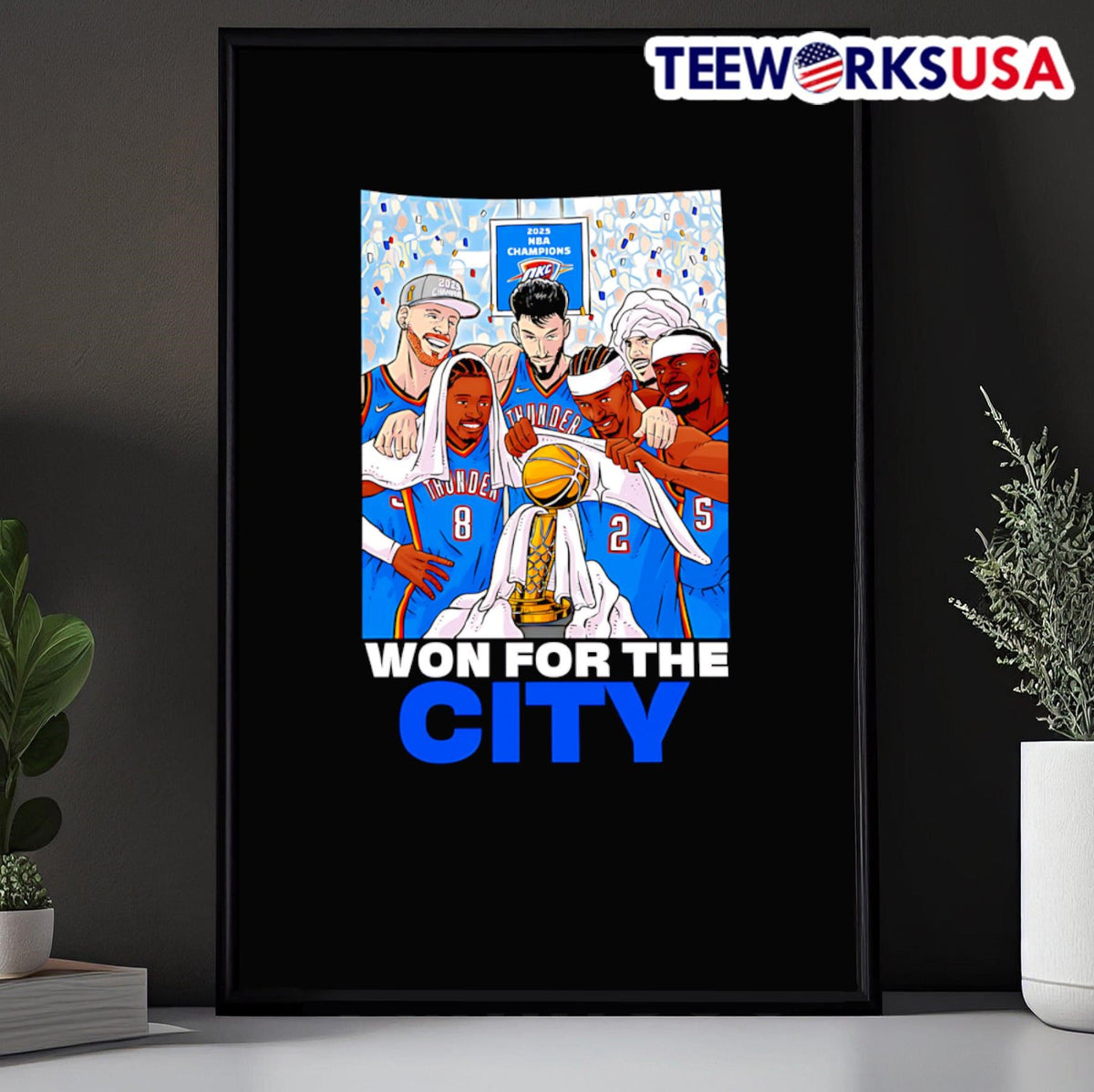 Won for the City Thunder cartoon - Adult & Kids T-Shirts, Sweatshirts & Hoodies apparel design preview 5